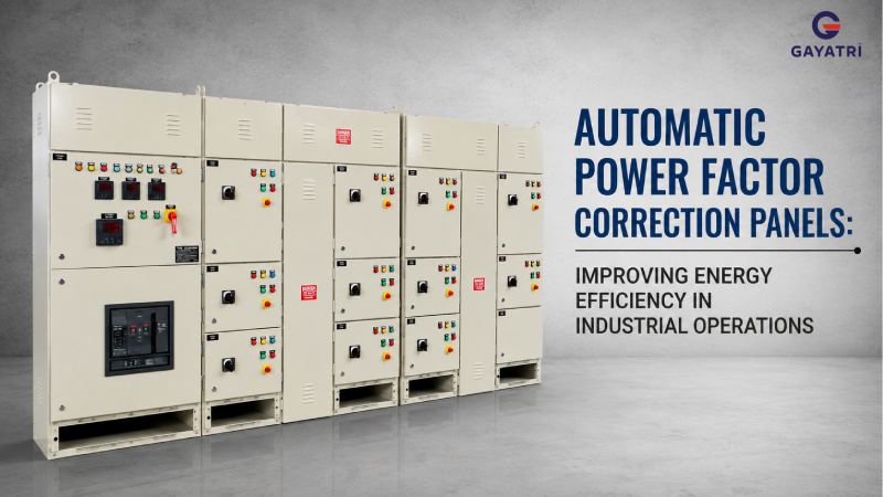 Automatic Power Factor Correction Panels: Improving Energy Efficiency in Industrial Operations